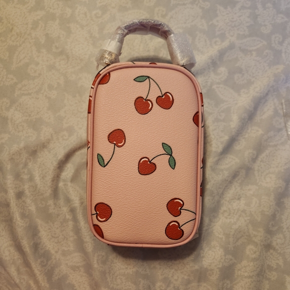 Coach Pink Cherry Print Crossbody Bag - Picture 2 of 9